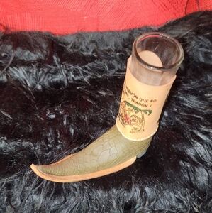 Leather Boot ShotGlass Holder